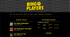 Desktop Screenshot of bingoplayersmusic.com